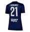 Paris Saint-Germain Lucas Hernandez #21 Thuis tenue voor Dames 2025-26 Korte Mouwen