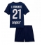 Paris Saint-Germain Lucas Hernandez #21 Thuis tenue voor kinderen 2025-26 Korte Mouwen (+ broek)