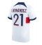 Paris Saint-Germain Lucas Hernandez #21 Uit tenue 2023-24 Korte Mouwen