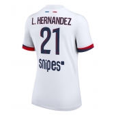 Paris Saint-Germain Lucas Hernandez #21 Uit tenue voor Dames 2025-26 Korte Mouwen