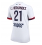 Paris Saint-Germain Lucas Hernandez #21 Uit tenue voor Dames 2025-26 Korte Mouwen
