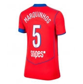 Paris Saint-Germain Marquinhos #5 Derde tenue voor Dames 2025-26 Korte Mouwen