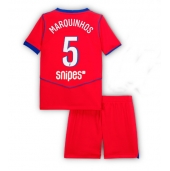 Paris Saint-Germain Marquinhos #5 Derde tenue voor kinderen 2025-26 Korte Mouwen (+ broek)