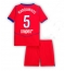 Paris Saint-Germain Marquinhos #5 Derde tenue voor kinderen 2025-26 Korte Mouwen (+ broek)