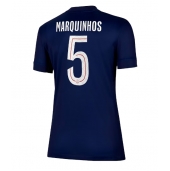 Paris Saint-Germain Marquinhos #5 Thuis tenue voor Dames 2025-26 Korte Mouwen