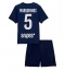 Paris Saint-Germain Marquinhos #5 Thuis tenue voor kinderen 2025-26 Korte Mouwen (+ broek)