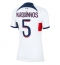 Paris Saint-Germain Marquinhos #5 Uit tenue voor Dames 2023-24 Korte Mouwen