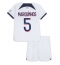 Paris Saint-Germain Marquinhos #5 Uit tenue voor kinderen 2023-24 Korte Mouwen (+ broek)