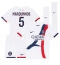Paris Saint-Germain Marquinhos #5 Uit tenue voor kinderen 2025-26 Korte Mouwen (+ broek)