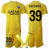 Paris Saint-Germain Matvei Safonov #39 Keeper Derde tenue voor kinderen 2024-25 Korte Mouwen (+ broek)