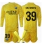 Paris Saint-Germain Matvei Safonov #39 Keeper Derde tenue voor kinderen 2024-25 Lange Mouwen (+ broek)