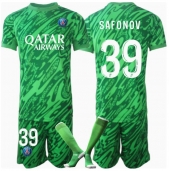 Paris Saint-Germain Matvei Safonov #39 Keeper Thuis tenue voor kinderen 2024-25 Korte Mouwen (+ broek)