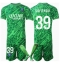Paris Saint-Germain Matvei Safonov #39 Keeper Thuis tenue voor kinderen 2024-25 Korte Mouwen (+ broek)
