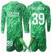 Paris Saint-Germain Matvei Safonov #39 Keeper Thuis tenue voor kinderen 2024-25 Lange Mouwen (+ broek)