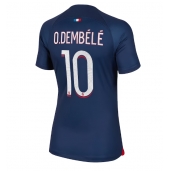 Paris Saint-Germain Ousmane Dembele #10 Thuis tenue voor Dames 2023-24 Korte Mouwen