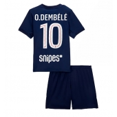 Paris Saint-Germain Ousmane Dembele #10 Thuis tenue voor kinderen 2025-26 Korte Mouwen (+ broek)