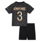 Paris Saint-Germain Presnel Kimpembe #3 Derde tenue voor kinderen 2023-24 Korte Mouwen (+ broek)