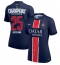 Paris Saint-Germain Thuis tenue voor Dames 2024-25 UCL Champions Korte Mouwen