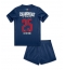 Paris Saint-Germain Thuis tenue voor kinderen 2024-25 UCL Champions Korte Mouwen (+ broek)