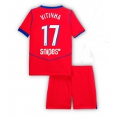 Paris Saint-Germain Vitinha #17 Derde tenue voor kinderen 2025-26 Korte Mouwen (+ broek)