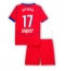 Paris Saint-Germain Vitinha #17 Derde tenue voor kinderen 2025-26 Korte Mouwen (+ broek)