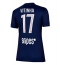 Paris Saint-Germain Vitinha #17 Thuis tenue voor Dames 2025-26 Korte Mouwen
