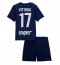 Paris Saint-Germain Vitinha #17 Thuis tenue voor kinderen 2025-26 Korte Mouwen (+ broek)