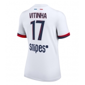 Paris Saint-Germain Vitinha #17 Uit tenue voor Dames 2025-26 Korte Mouwen