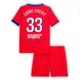 Paris Saint-Germain Warren Zaire-Emery #33 Derde tenue voor kinderen 2025-26 Korte Mouwen (+ broek)
