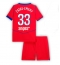Paris Saint-Germain Warren Zaire-Emery #33 Derde tenue voor kinderen 2025-26 Korte Mouwen (+ broek)