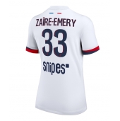 Paris Saint-Germain Warren Zaire-Emery #33 Uit tenue voor Dames 2025-26 Korte Mouwen