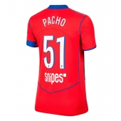 Paris Saint-Germain Willian Pacho #51 Derde tenue voor Dames 2025-26 Korte Mouwen