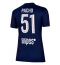 Paris Saint-Germain Willian Pacho #51 Thuis tenue voor Dames 2025-26 Korte Mouwen