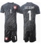 Polen Wojciech Szczesny #1 Keeper Uit tenue voor kinderen EK 2024 Korte Mouwen (+ broek)