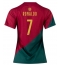 Portugal Cristiano Ronaldo #7 Thuis tenue voor Dames WK 2022 Korte Mouwen