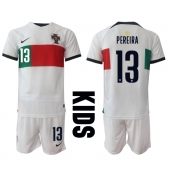 Portugal Danilo Pereira #13 Uit tenue voor kinderen WK 2022 Korte Mouwen (+ broek)