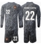 Portugal Diogo Costa #22 Keeper Uit tenue voor kinderen EK 2024 Lange Mouwen (+ broek)
