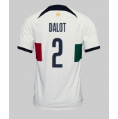 Portugal Diogo Dalot #2 Uit tenue WK 2022 Korte Mouwen