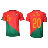 Portugal Joao Cancelo #20 Thuis tenue WK 2022 Korte Mouwen