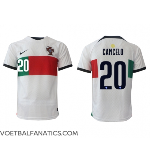 Portugal Joao Cancelo #20 Uit tenue WK 2022 Korte Mouwen