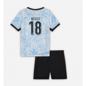 Portugal Ruben Neves #18 Uit tenue voor kinderen EK 2024 Korte Mouwen (+ broek)
