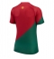 Portugal Thuis tenue voor Dames WK 2022 Korte Mouwen