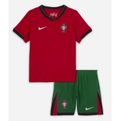Portugal Thuis tenue voor kinderen EK 2024 Korte Mouwen (+ broek)