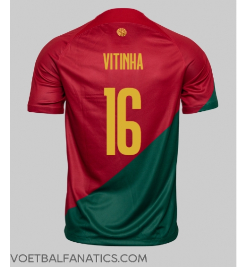 Portugal Vitinha #16 Thuis tenue WK 2022 Korte Mouwen