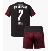 RB Leipzig Antonio Nusa #7 Derde tenue voor kinderen 2025-26 Korte Mouwen (+ broek)
