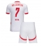 RB Leipzig Antonio Nusa #7 Thuis tenue voor kinderen 2024-25 Korte Mouwen (+ broek)