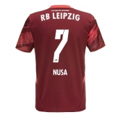 RB Leipzig Antonio Nusa #7 Uit tenue 2024-25 Korte Mouwen