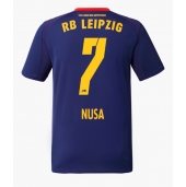 RB Leipzig Antonio Nusa #7 Uit tenue 2025-26 Korte Mouwen