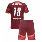 RB Leipzig Arthur Vermeeren #18 Uit tenue voor kinderen 2024-25 Korte Mouwen (+ broek)