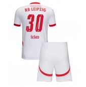 RB Leipzig Benjamin Sesko #30 Thuis tenue voor kinderen 2024-25 Korte Mouwen (+ broek)